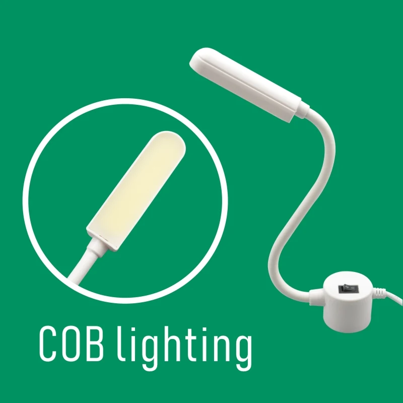 AOM H-20A-COB sewing machine LED lamp with COB LED and standard mounting bracket