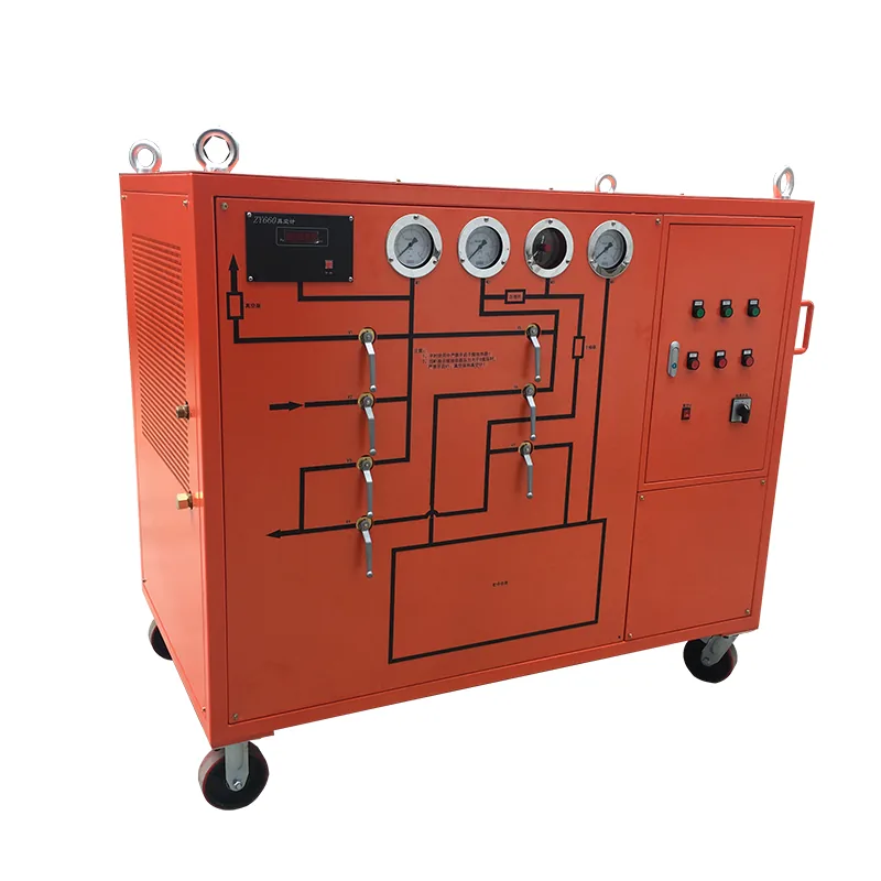 Panel-type SF6 recovery and refill unit