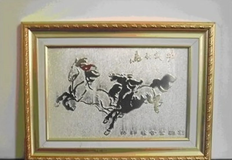 Etched Brass Art Plaque