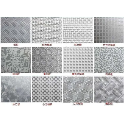 Etch for Stainless Steel Embossing Plate