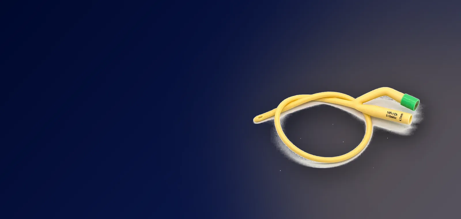 Two way silicone coated latex Foley catheter with closed tip