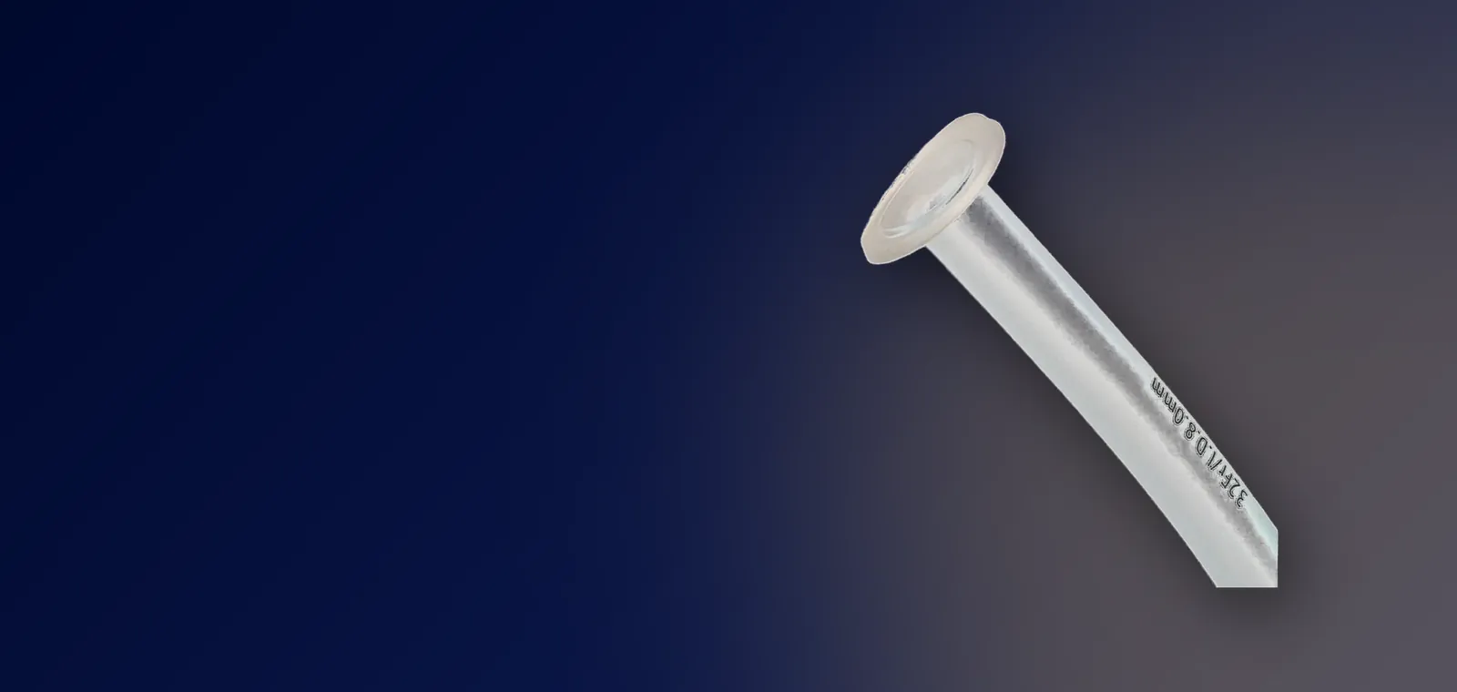 Nasopharyngeal airway single size with bevelled tip