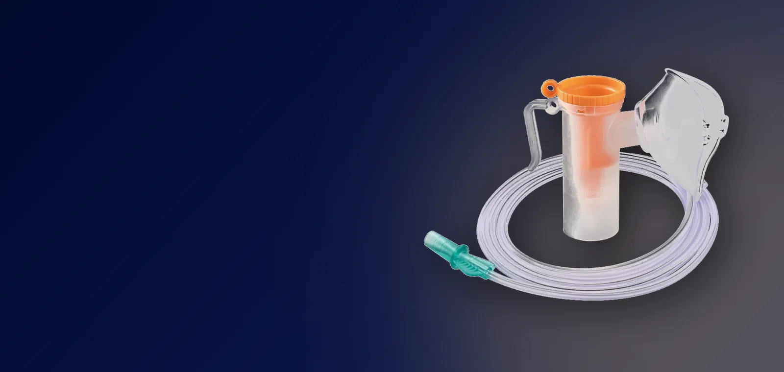 Nebulizer mask with star lumen tubing