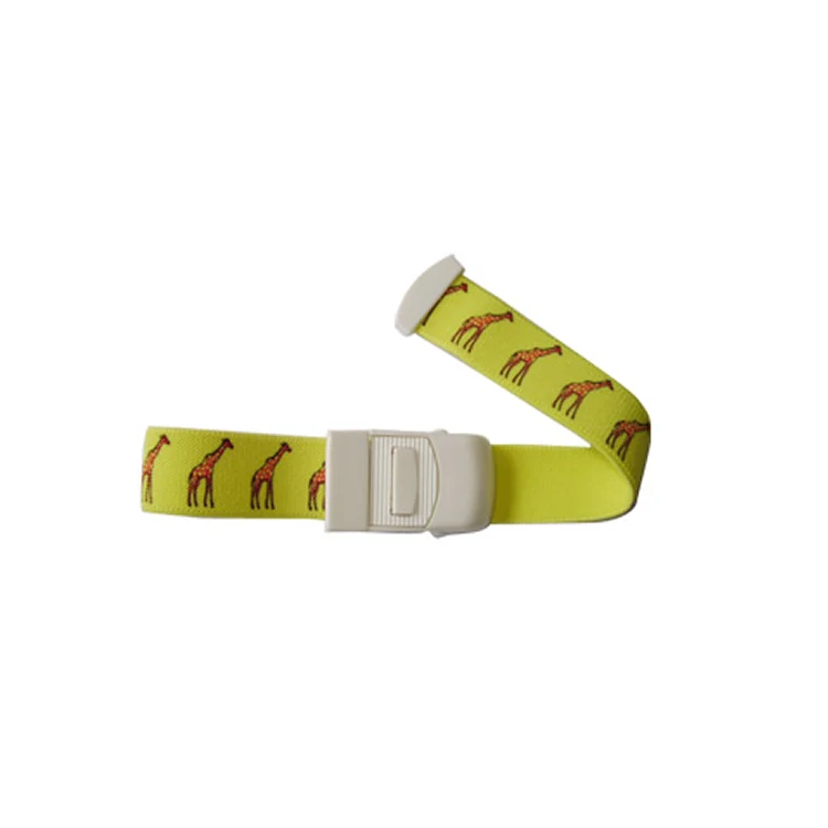Printed pattern buckle tourniquet band with ABS buckle