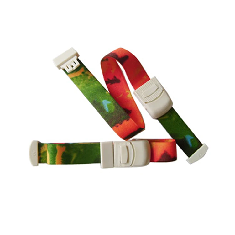 Printed buckle tourniquet bands in assorted designs