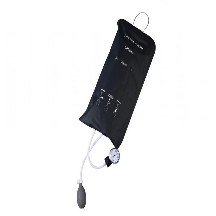 TPU pressure infuser shell and fluid bag pocket