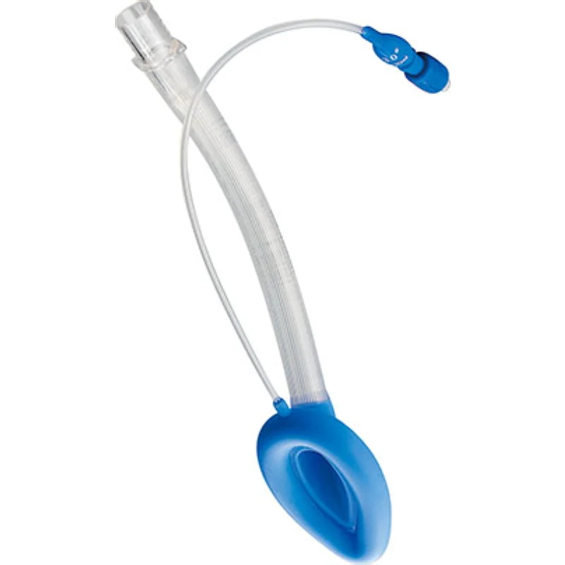 Disposable silicone laryngeal mask cuff and tube