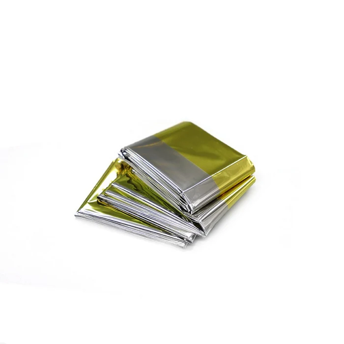 Emergency blanket polybag packing