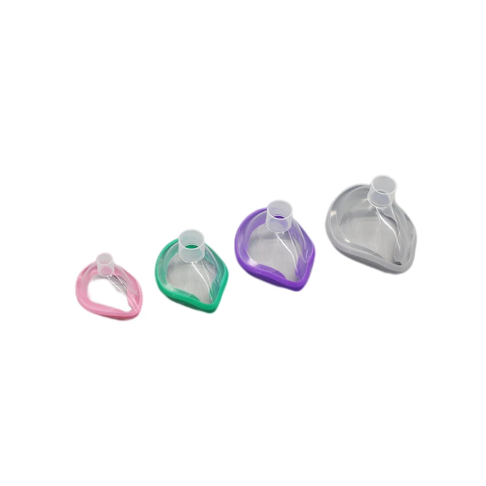 Inflation free anaesthesia mask with ergonomic shaped rim