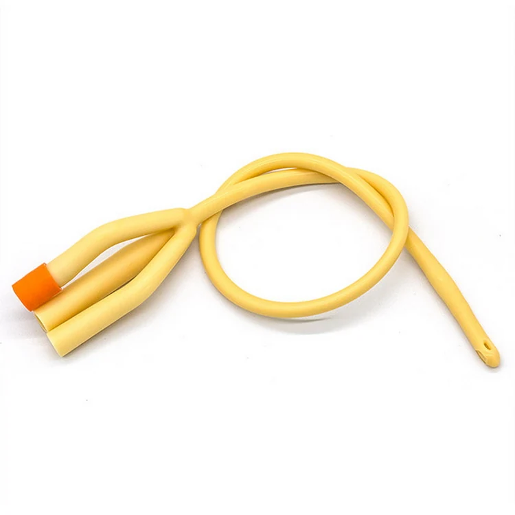 Latex Foley catheter 3 way tip and eyes