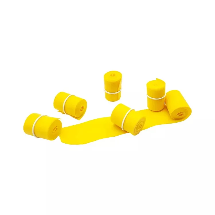 Latex free TPE tourniquet bands in individual rolls