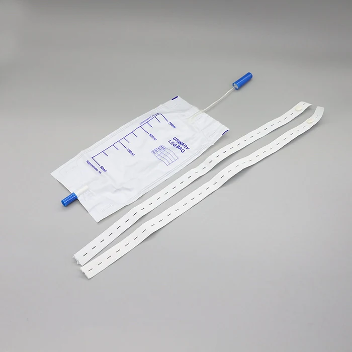 750 ml leg bag CZLG001 with pull outlet valve