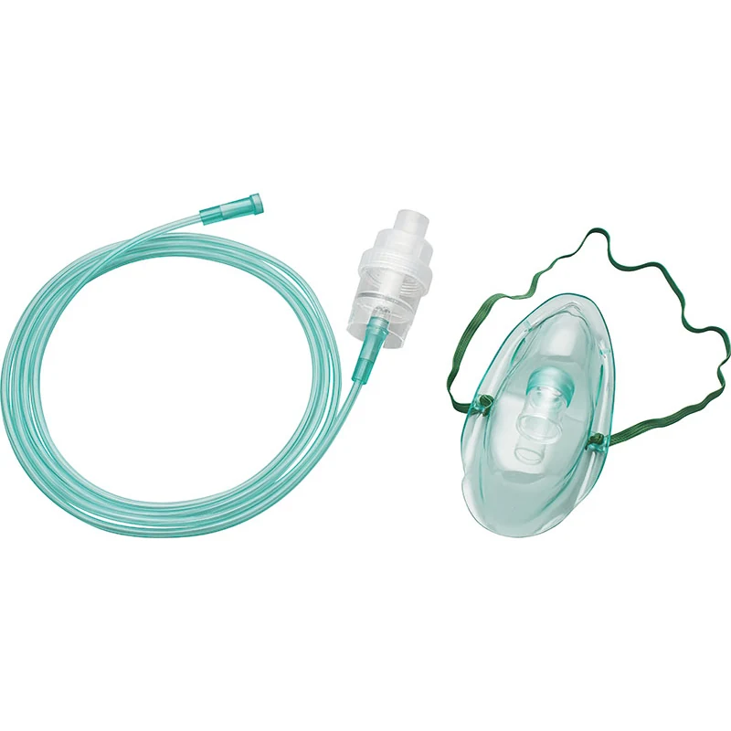 Nebulizer mask with 6 cc jar and anti-crush tubing