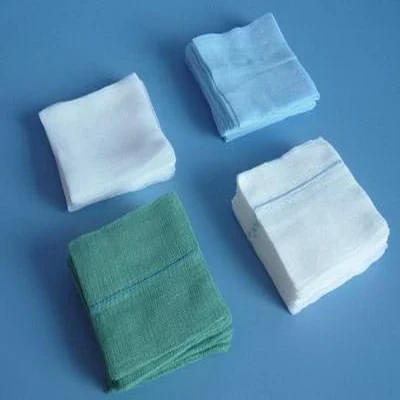 Non sterile cotton gauze sponge swabs in a packet