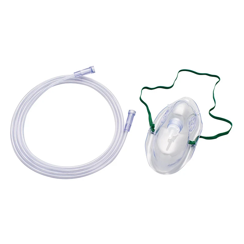 Oxygen mask size range from neonate to adult