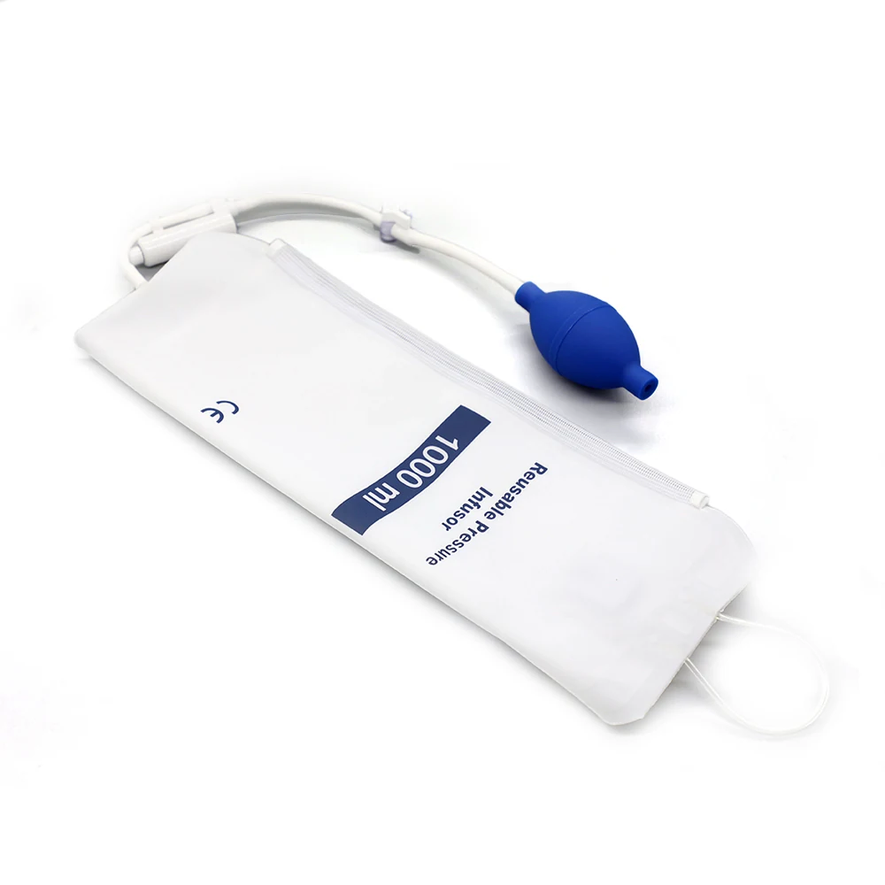 Pressure infusion cuff inflation bulb and release valve