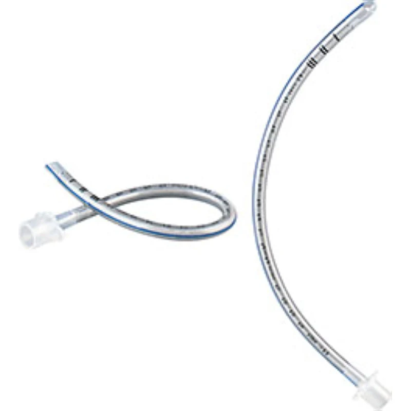 Reinforced uncuffed endotracheal tube with spiral wall