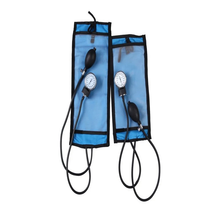 Reusable pressure infuser with bulb and colour coded gauge