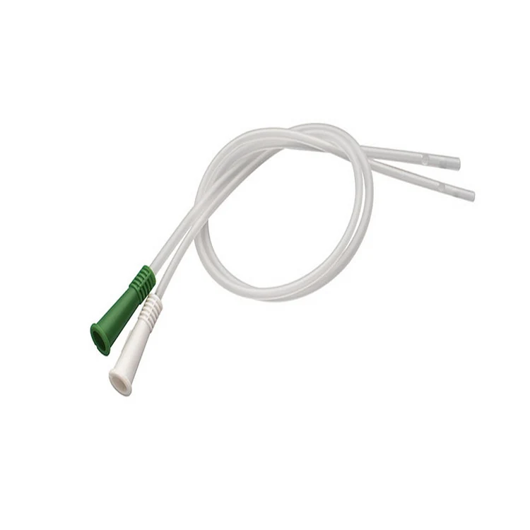 Suction catheter with plain green vacuum control connector