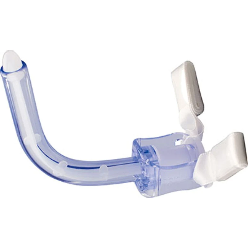 Uncuffed tracheostomy tube with fixed wing and 15 mm connector