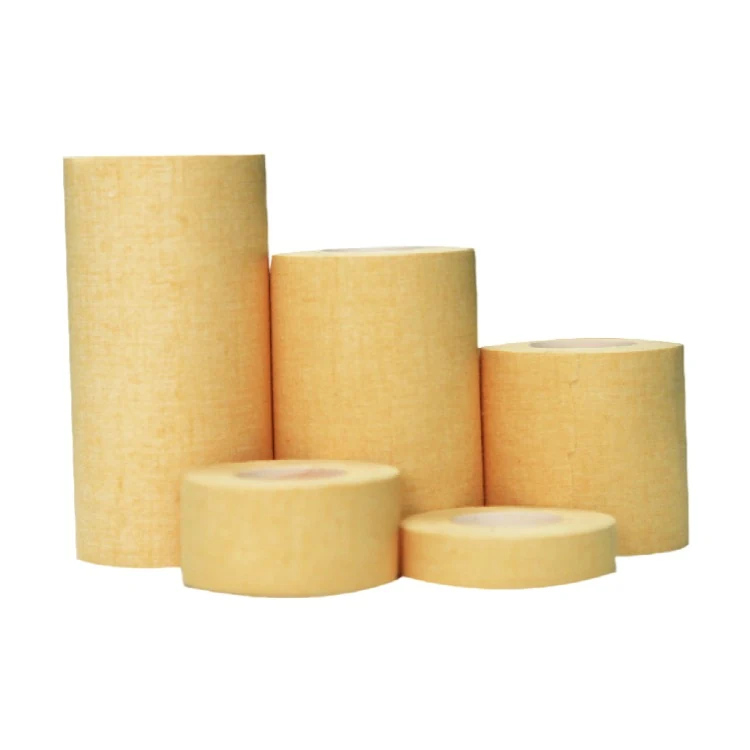 Zinc oxide adhesive tape on cotton fabric in white and skin