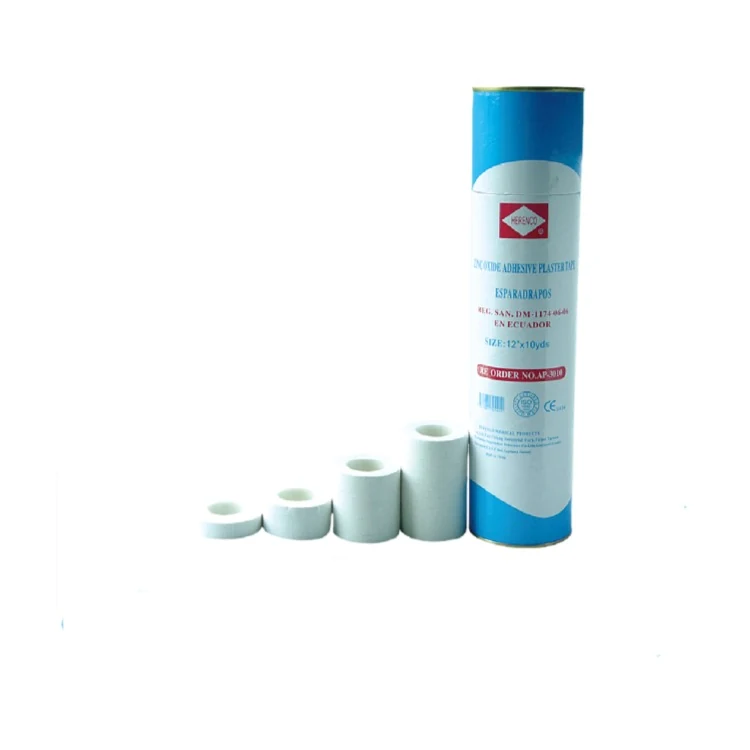 Zinc oxide adhesive tape retail multipack boxes