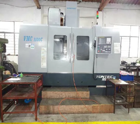 Vertical machining centre at Shanghai DEBO