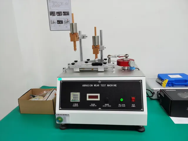 Abrasion wear test machine