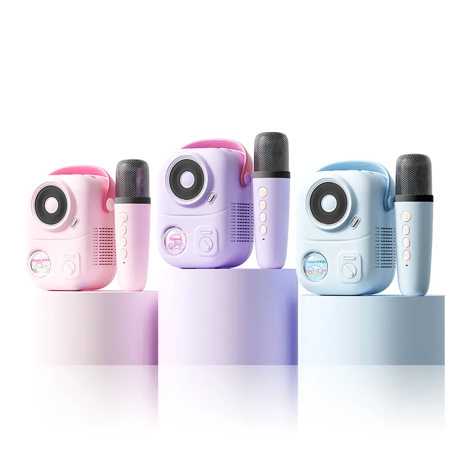Kids Karaoke System With Two Microphones