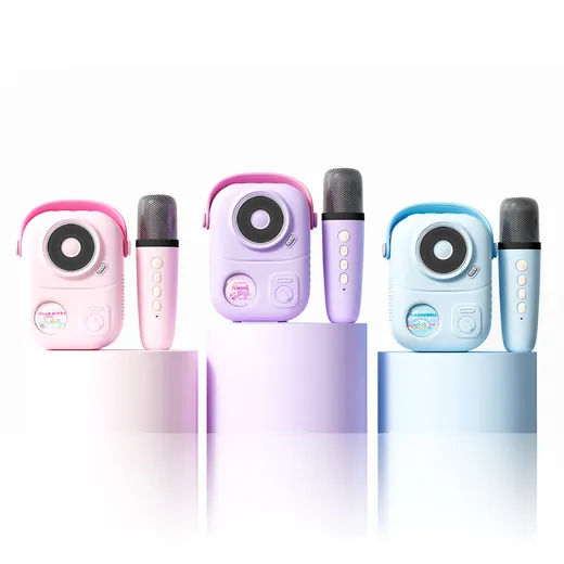 Kids Karaoke System With Two Microphones view 2