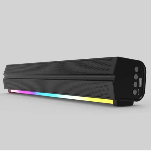 Mini Bluetooth Soundbar 10W With LED