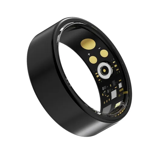 Smart Ring Stainless Steel With Resin Inner Shell view 3