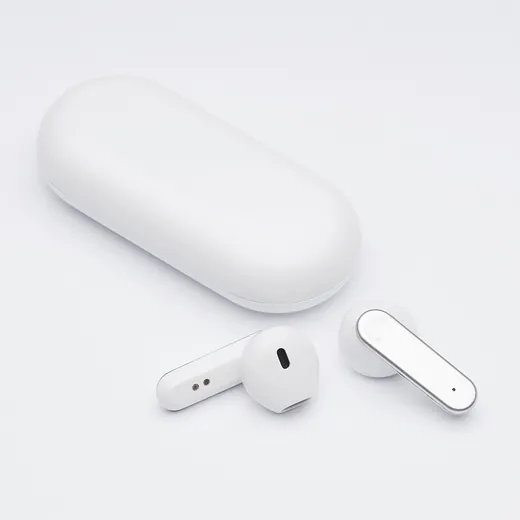TWS Earbuds Ultrathin 16mm Case White view 2