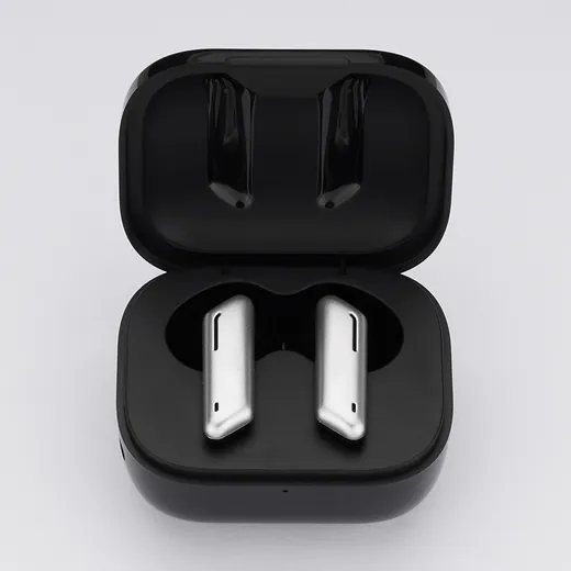 TWS Earbuds Metal Finish Handle view 3