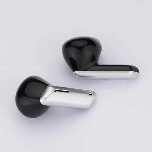 TWS Earbuds Metal Finish Handle view 4