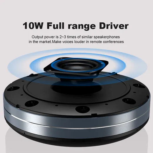 Premium Conference Speakerphone 6 Mic view 3