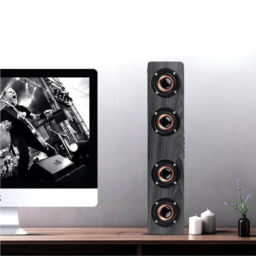 Wooden Bluetooth Speaker 20W 380mm