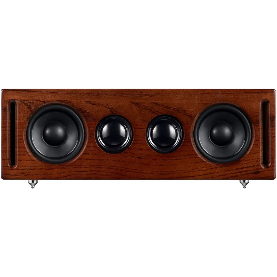 Wooden Karaoke Speaker 70W With Microphone