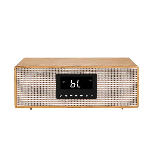 Wooden Karaoke Speaker 50W With Microphone view 2