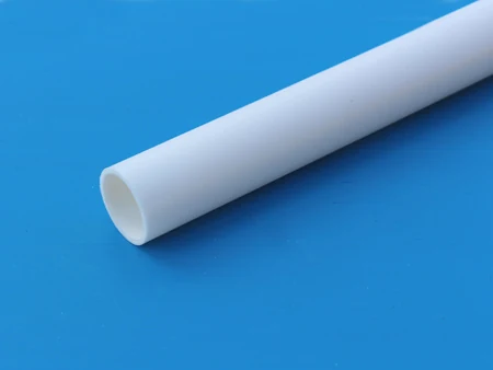 PVC conduit length showing the printed size marking