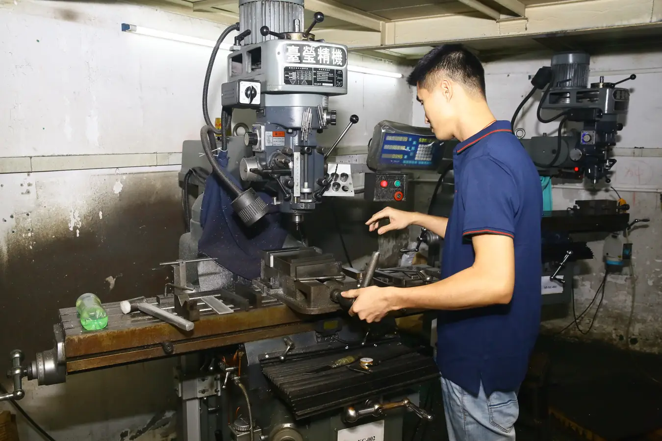 Milling operations on parts that need features a turning centre cannot reach.