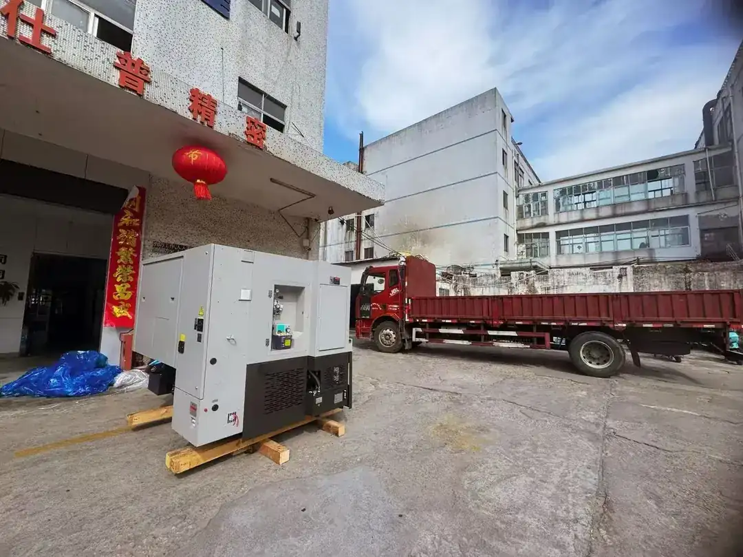 The Shipu Precision factory building and loading area in Bao'an District Shenzhen