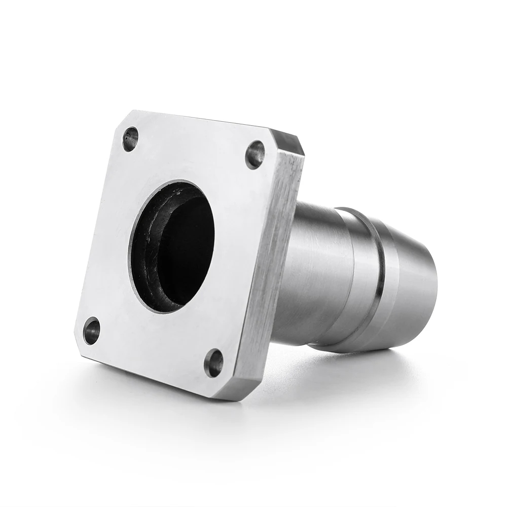 Angled view of the plated housing ring and its inner seat