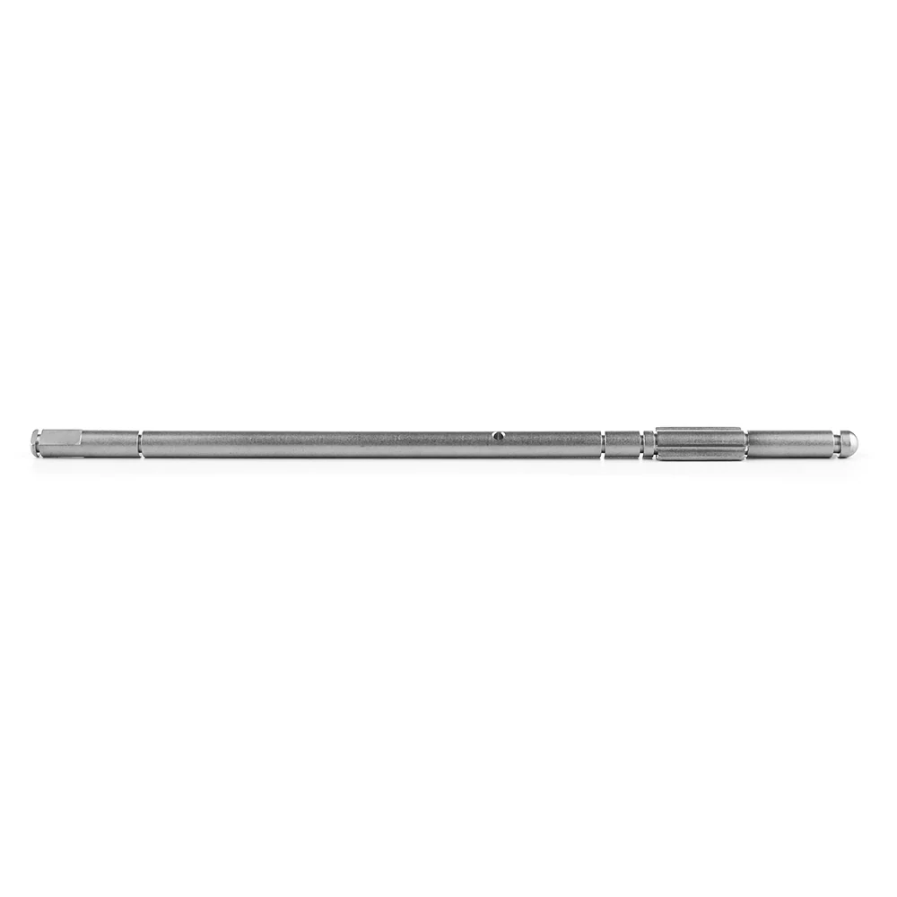 Full length view of the slender OA shaft