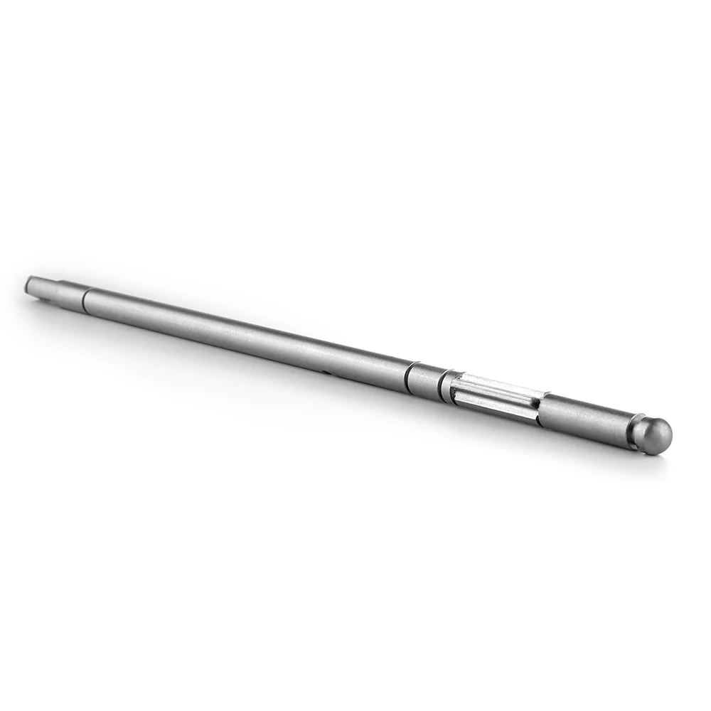 Long precision OA shaft with stepped diameters and a machined slot