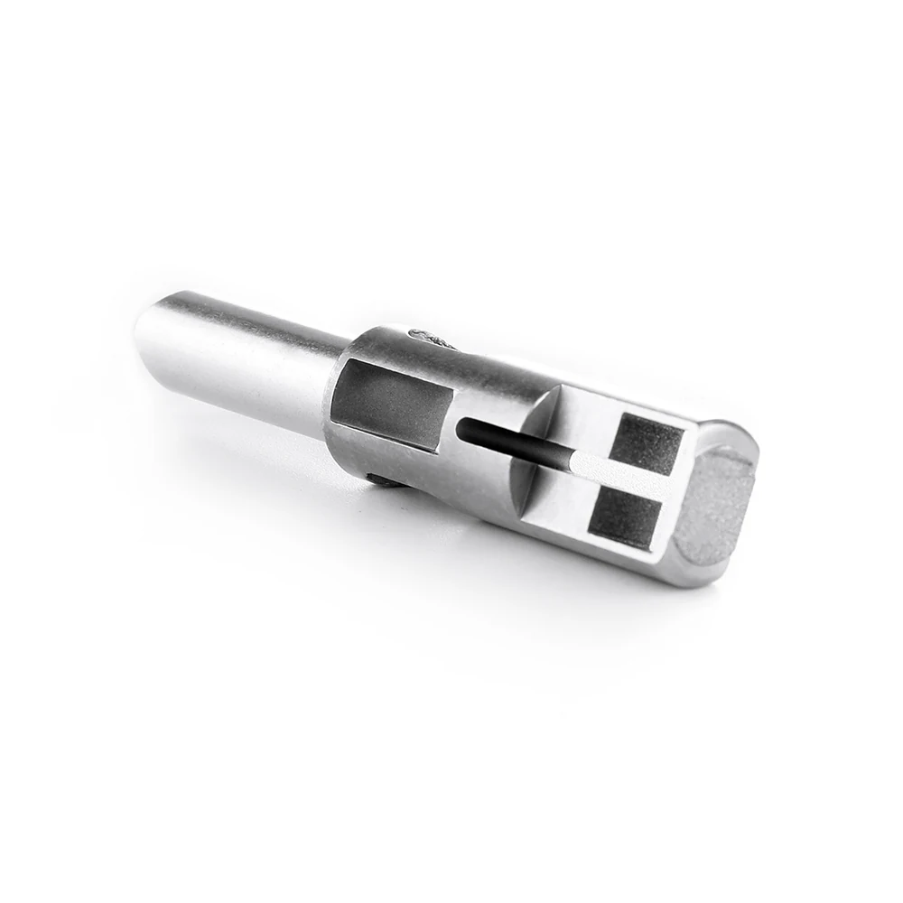 Second slotted connector pin showing the cross slot and pointed lead-in
