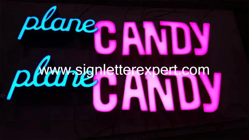 Face lit LED letter signs