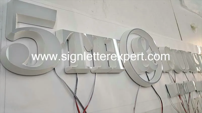 Resin LED letter signs