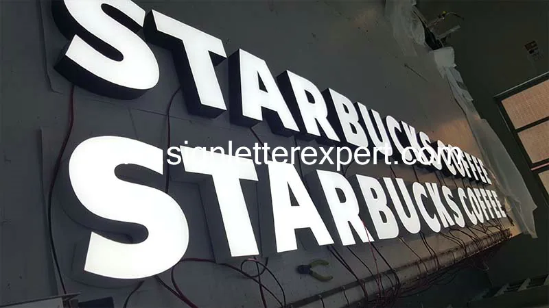 Resin LED letter signs