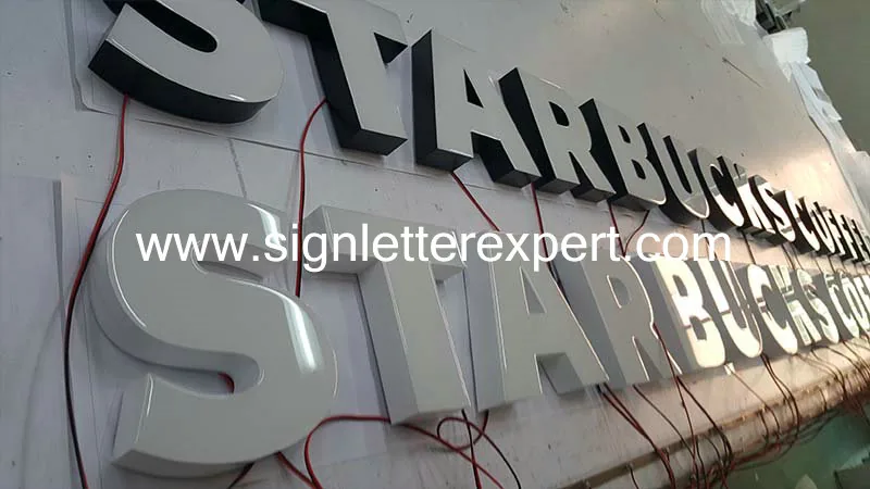 Resin LED letter signs